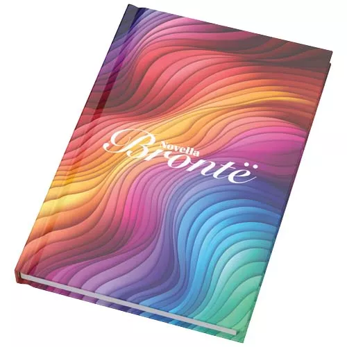 Novella Brontë A5 notitieboek met glanzende harde cover, 100 vellen