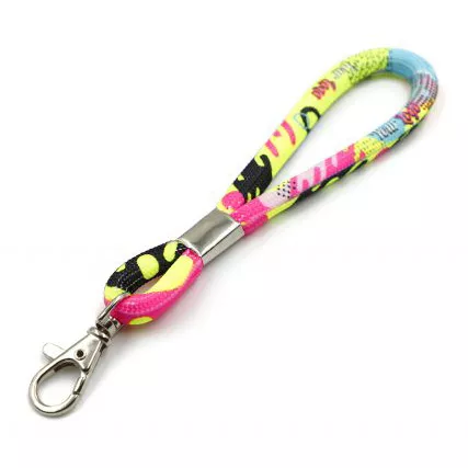 Ronde koord sleutelhanger