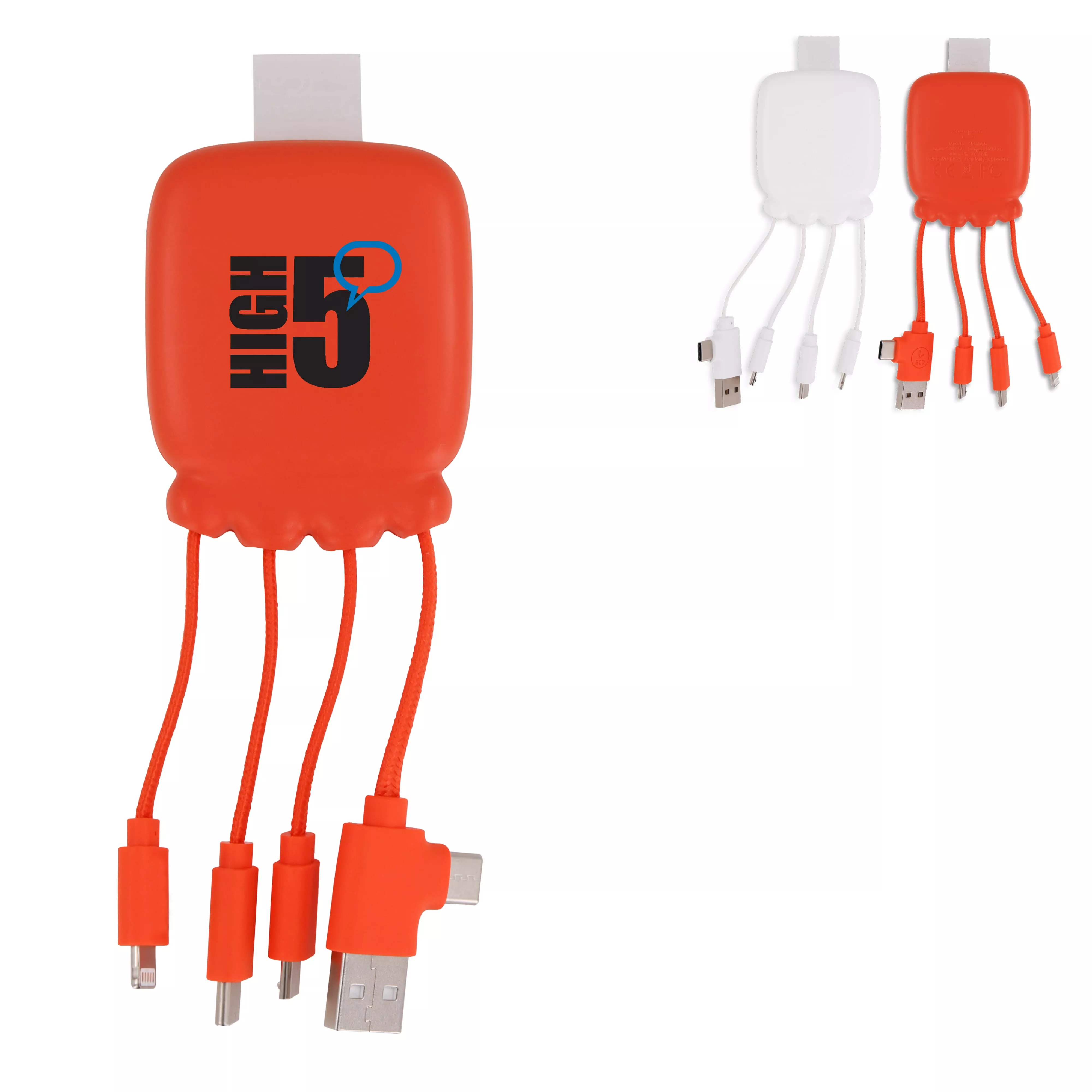 3192 | Xoopar Octopus Gamma 2 Powerbank met Bio Oplaadkabel 3000mAh