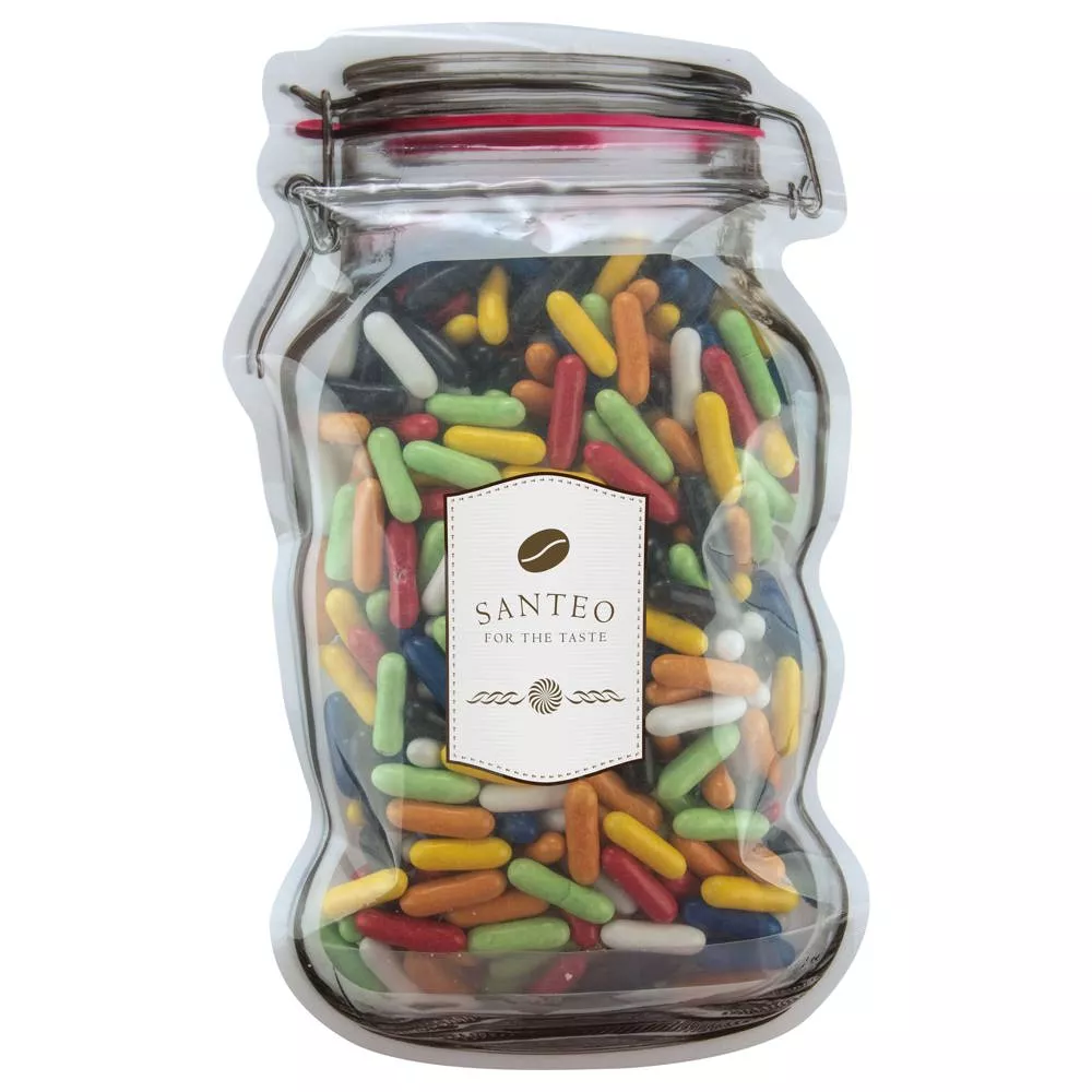 Mailing "weckpot" maxi gevuld met snoep