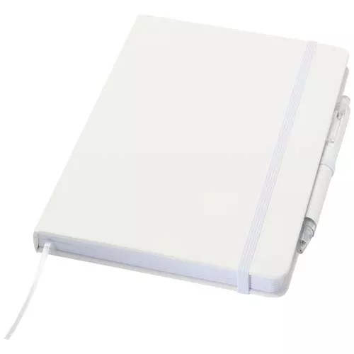 Spectrum A5 notitieboek van gerecycled papier en balpen-set