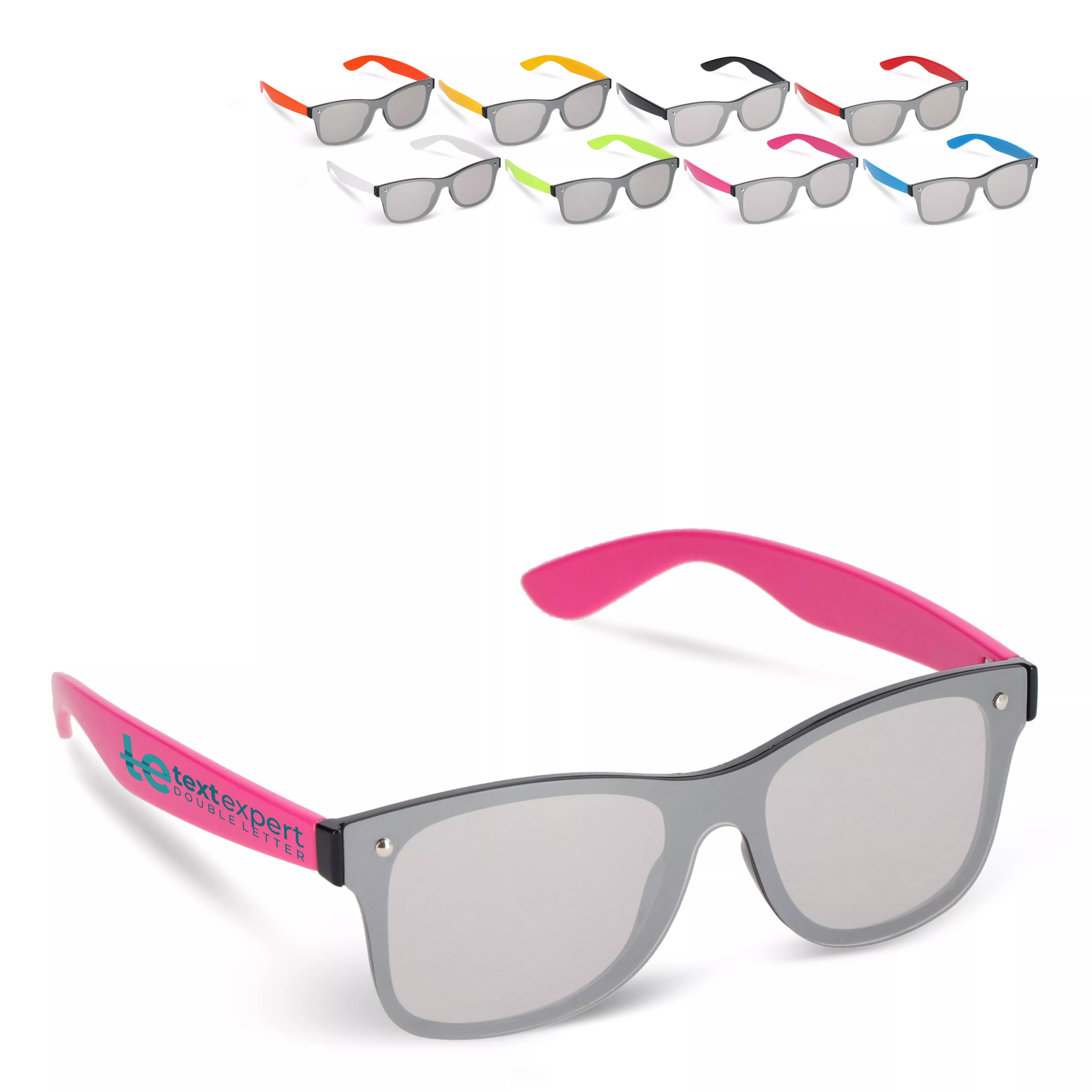 Justin R-PC zonnebril met spiegel uni-lens UV400