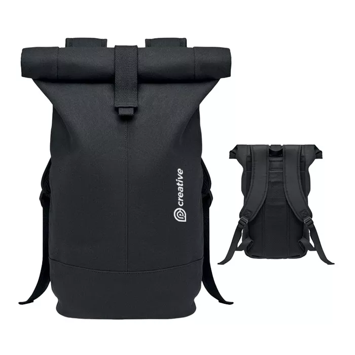 ZURICH ROLL Rolltop gewassen canvas rugzak