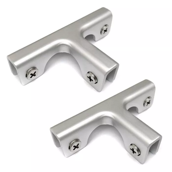 T-Hoekklem Bureauscherm (set van 2 stuks)