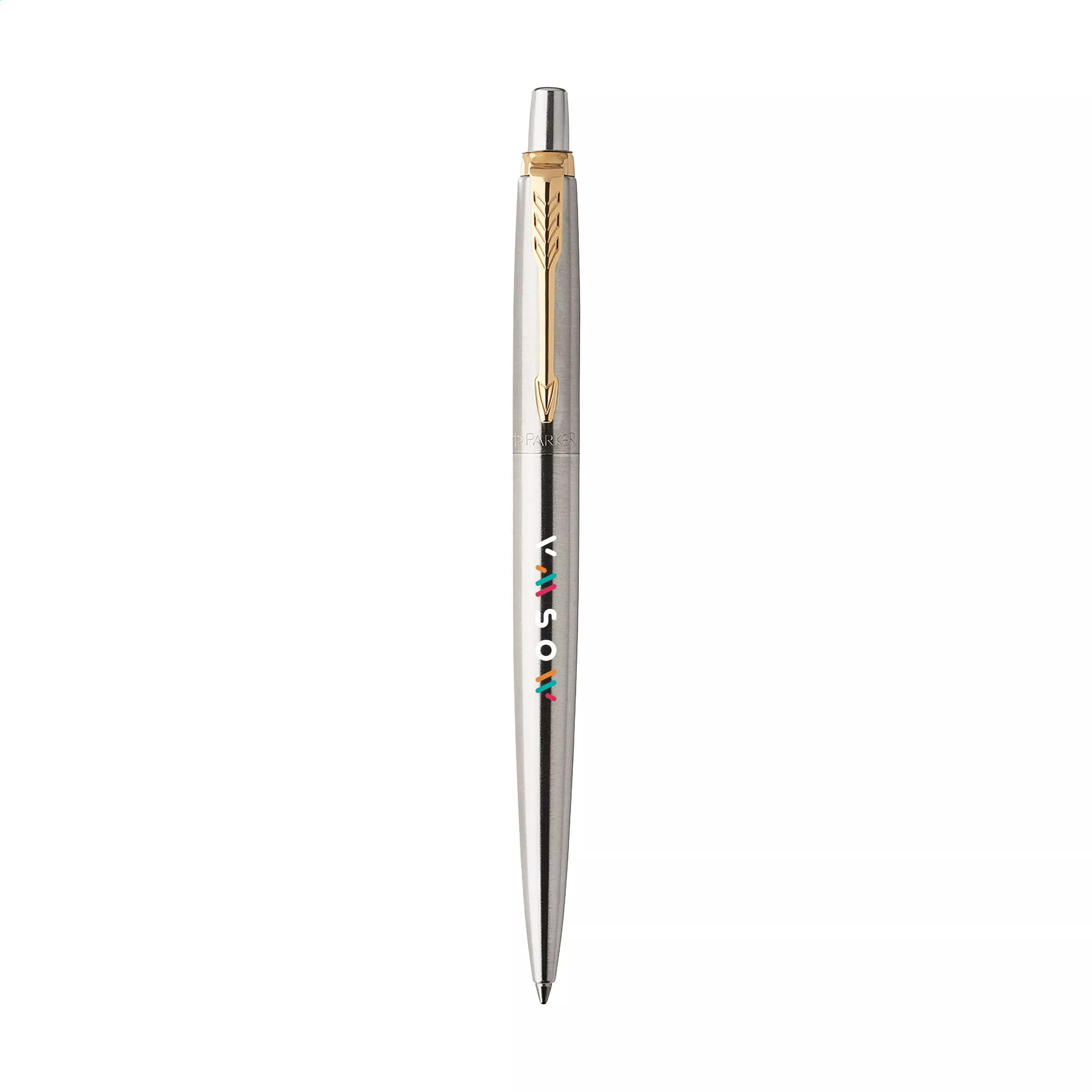 Parker Jotter gerecyclede RVS Balpen - blauwe inkt