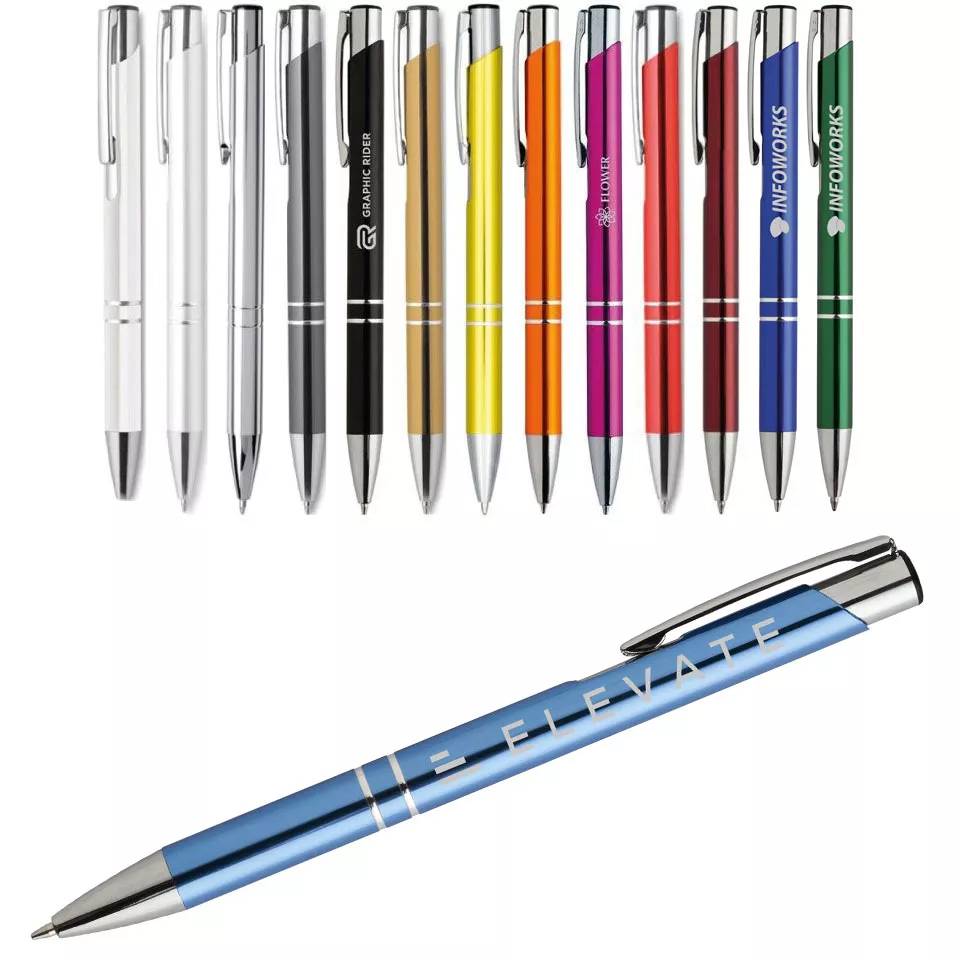 Ebony Shiny Metalen pennen