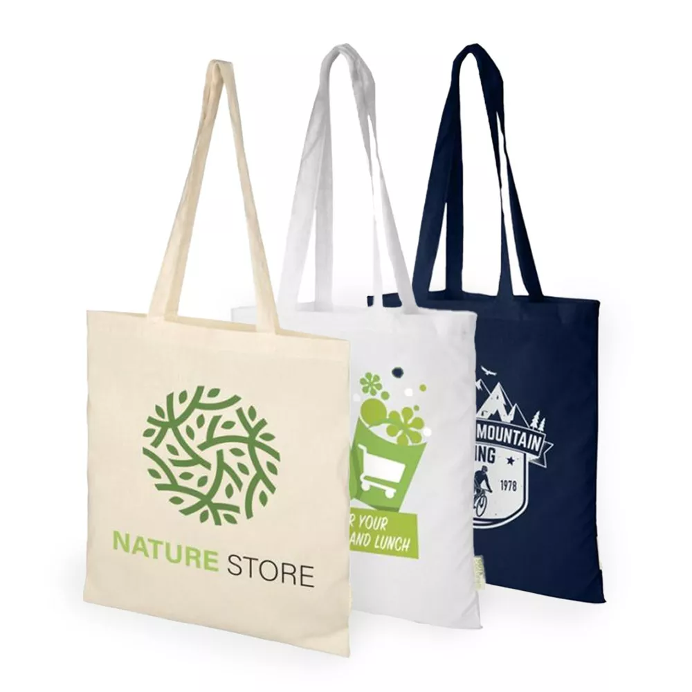 Orissa organisch katoenen draagtas van 140 g/m² 7L