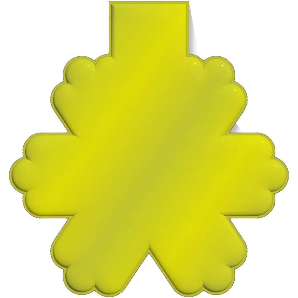 RFX™ M-10 reflecterende TPU magneet met sneeuwvlok