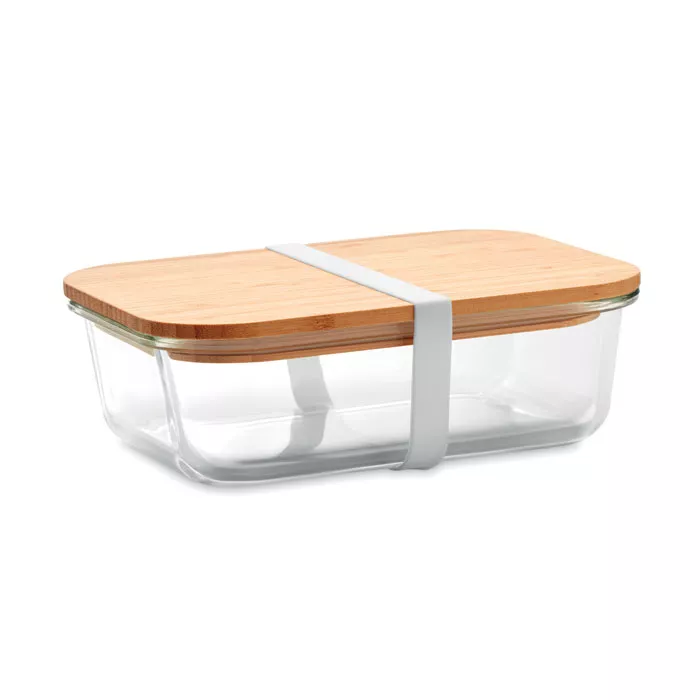 TUNDRA LUNCHBOX Lunchbox glas bamboe deksel9000