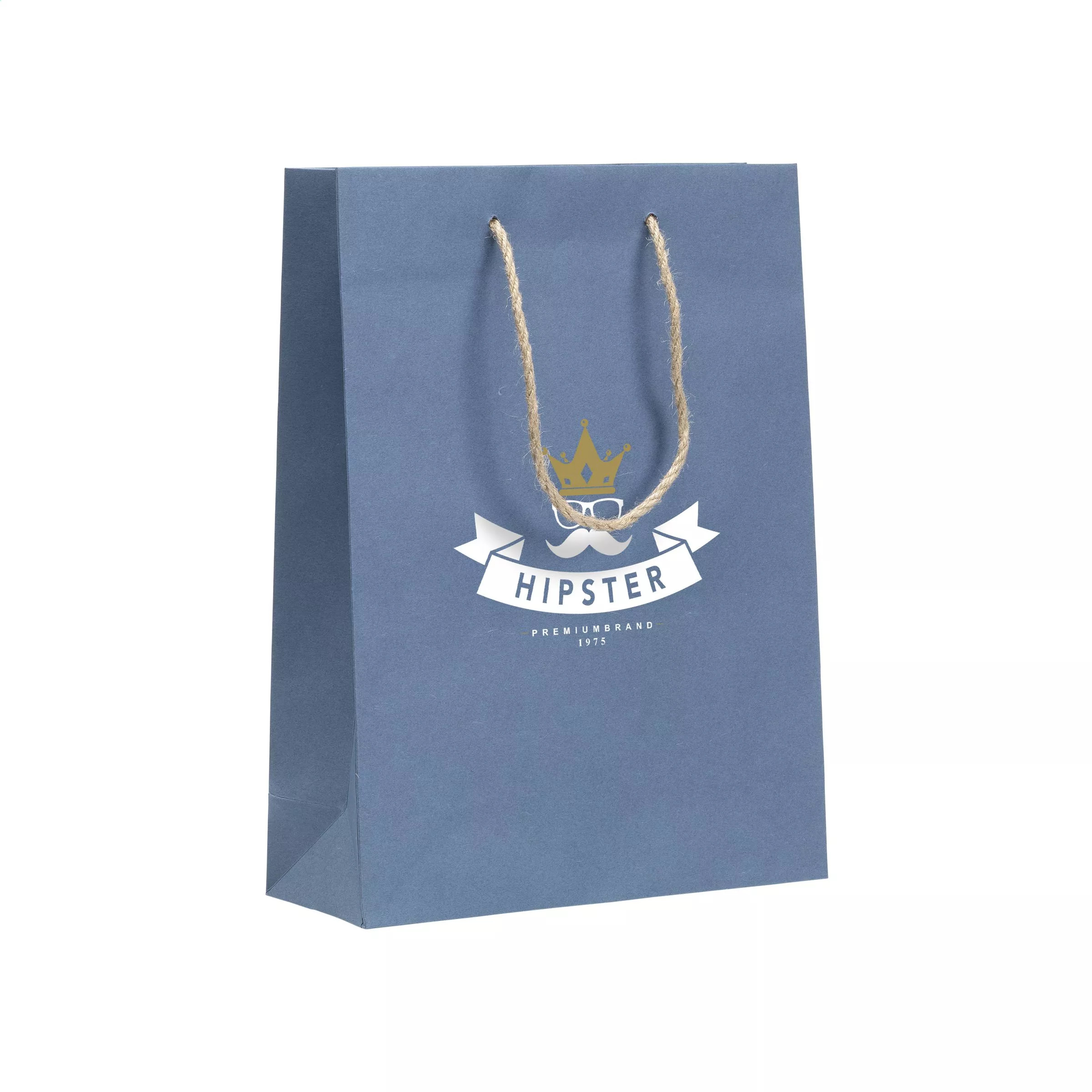 Leaf It Bag gerecycled met jeansvezels (180 g/m²) M