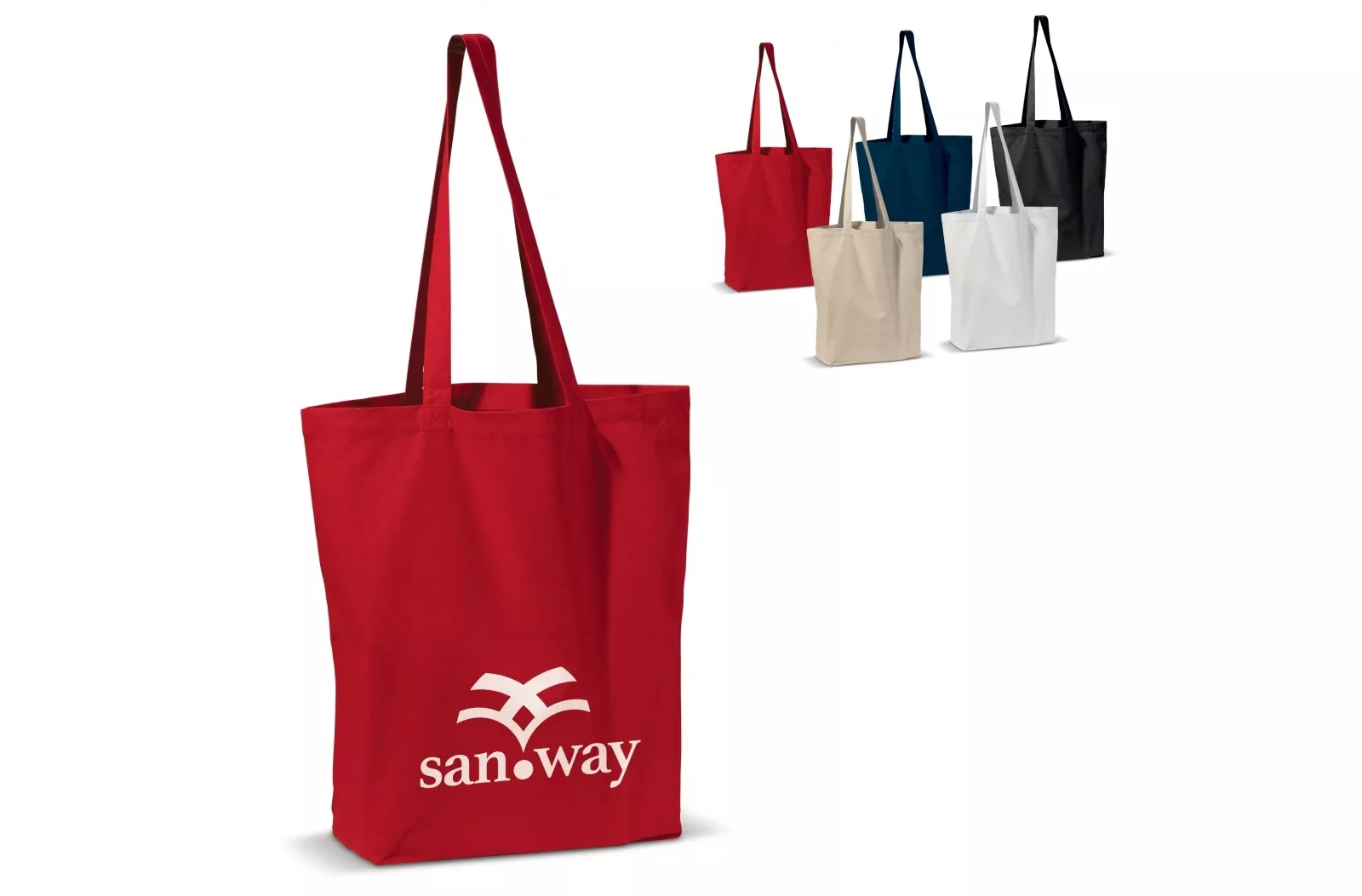 Schoudertas canvas 250g/m² 41x12x43cm