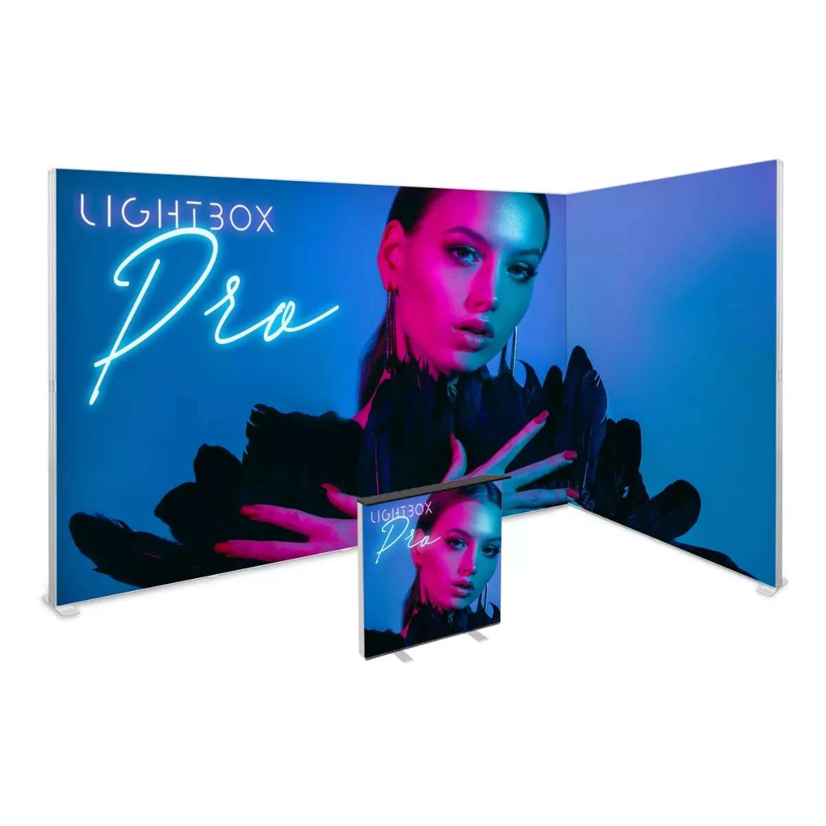 Lightbox LED Beurswand PRO ALU