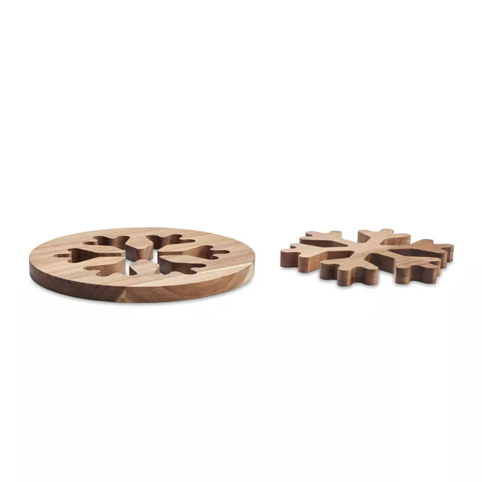 SCAGLIA Acacia houten pothouders set