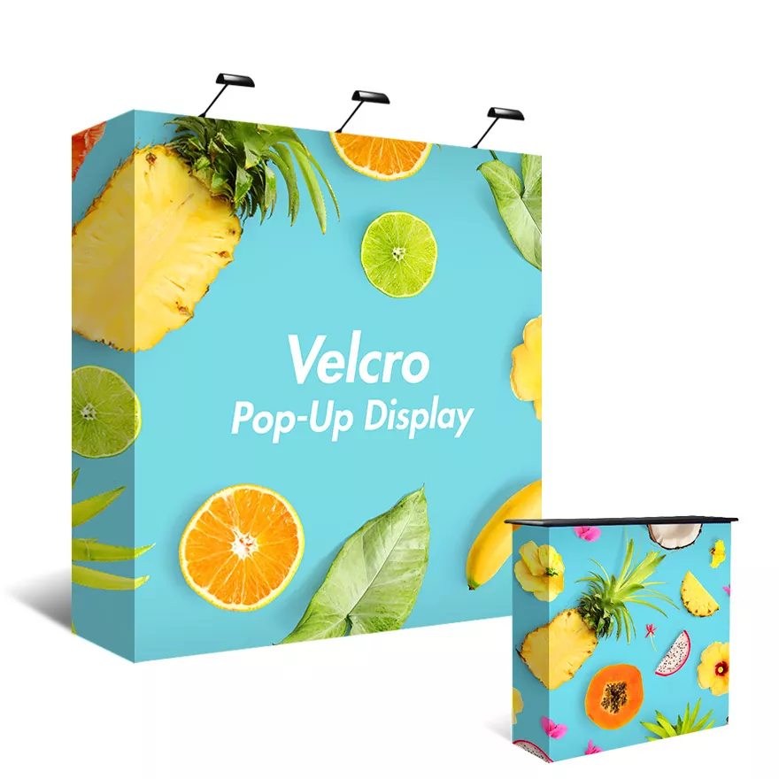 Velcro Pop-Up Beurswand 3x3