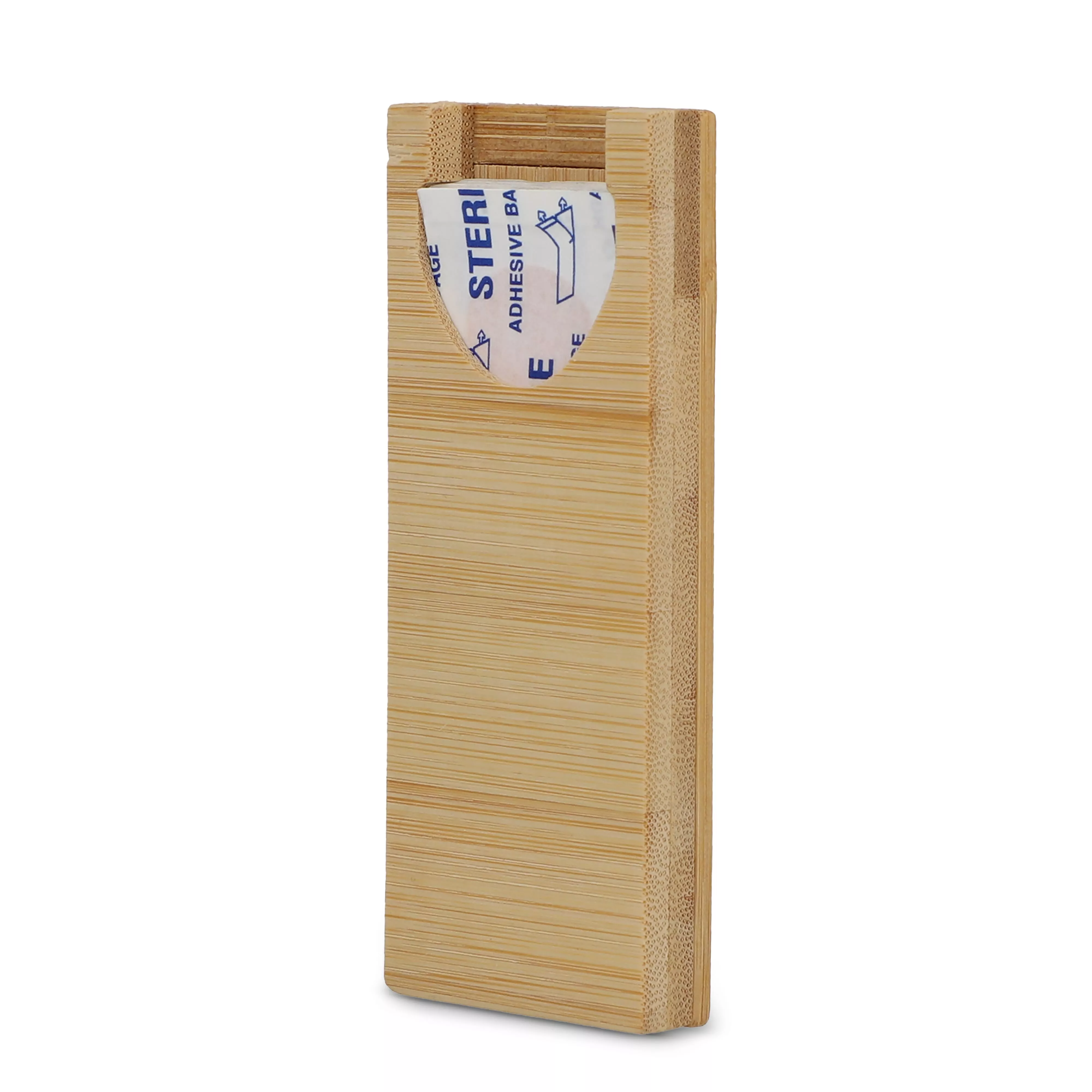 Pleisters in bamboo doosje