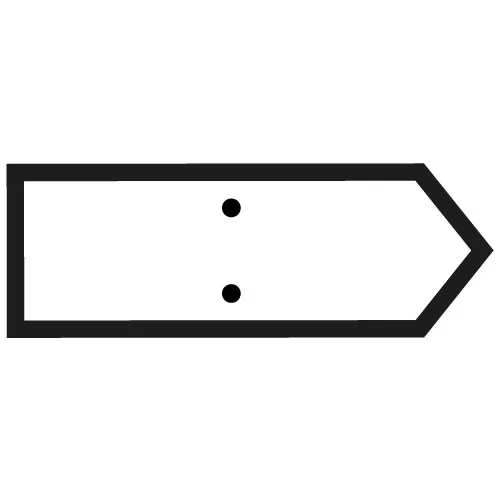 2 boorgaten verticaal