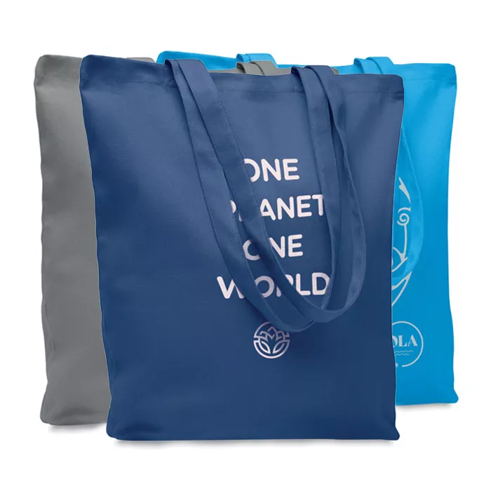 RASSA COLOURED Stevige canvas boodschappentas MO6442-