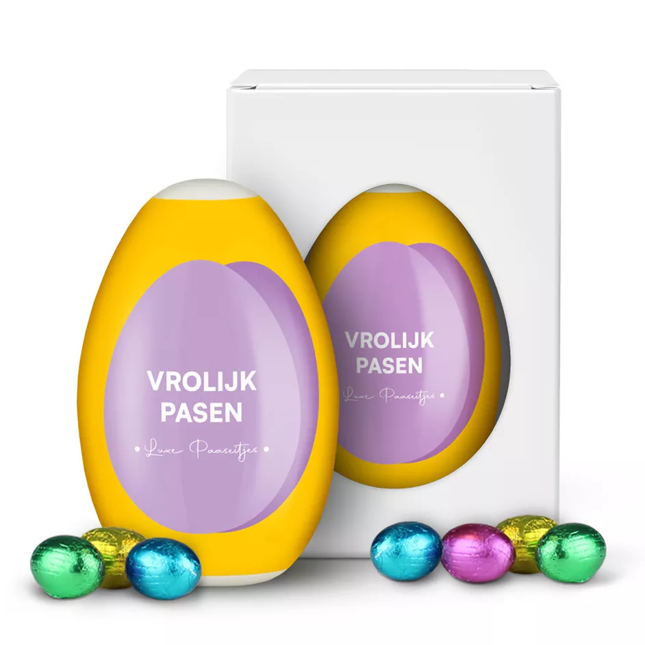 Paasei met volledige personalisatie