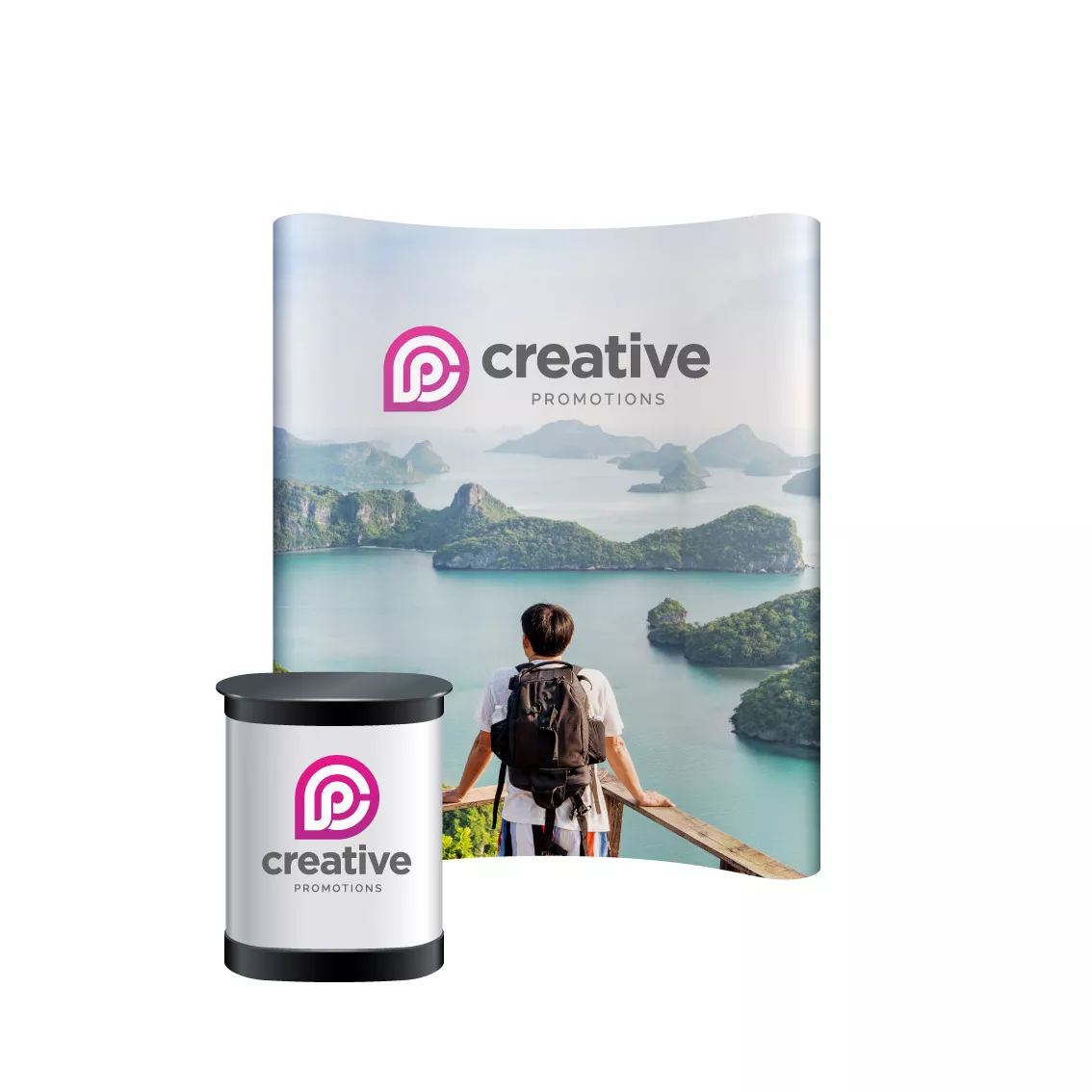 Pop-Up Display PRO 2x3 Curved