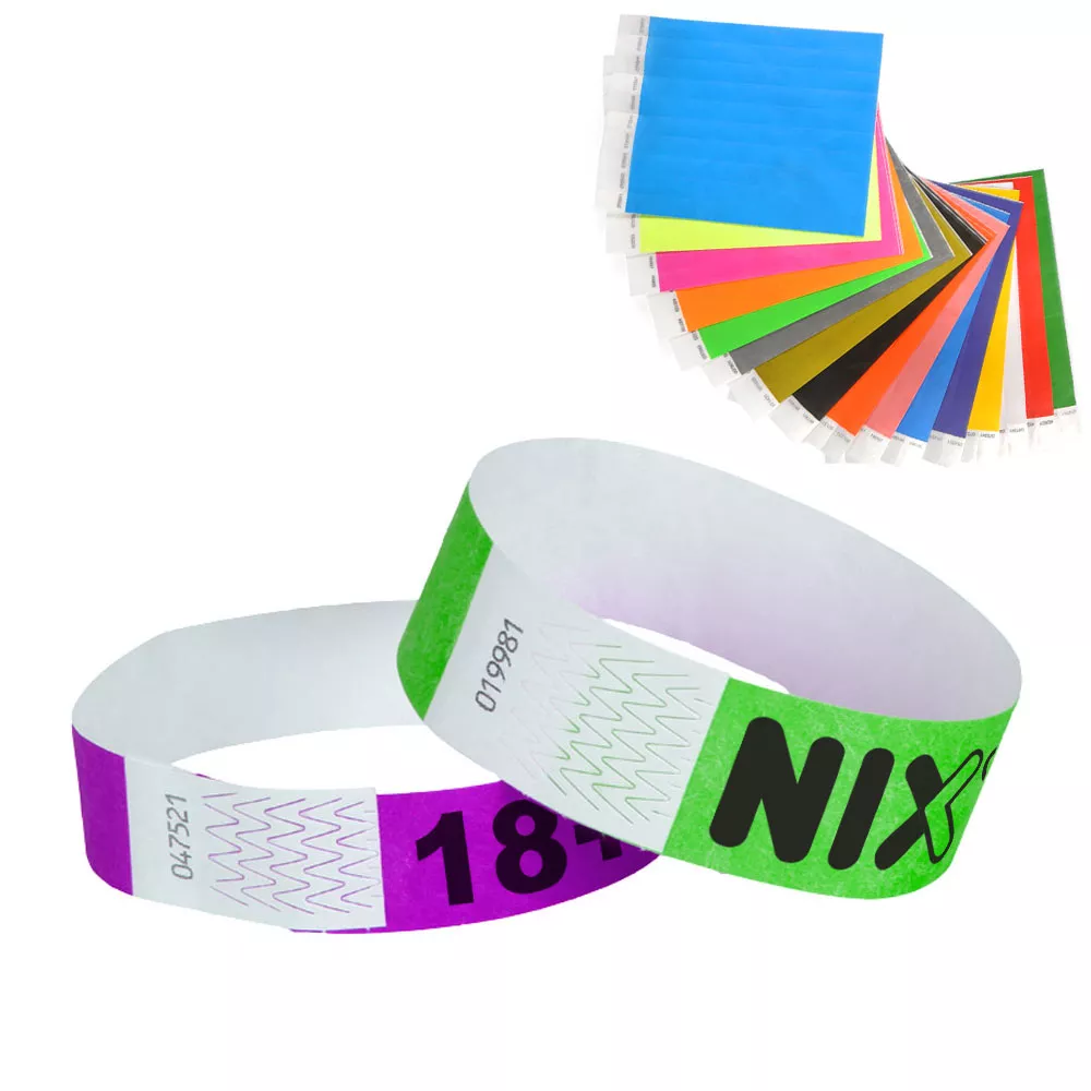 Tyvek Polsbandjes met bedrukking