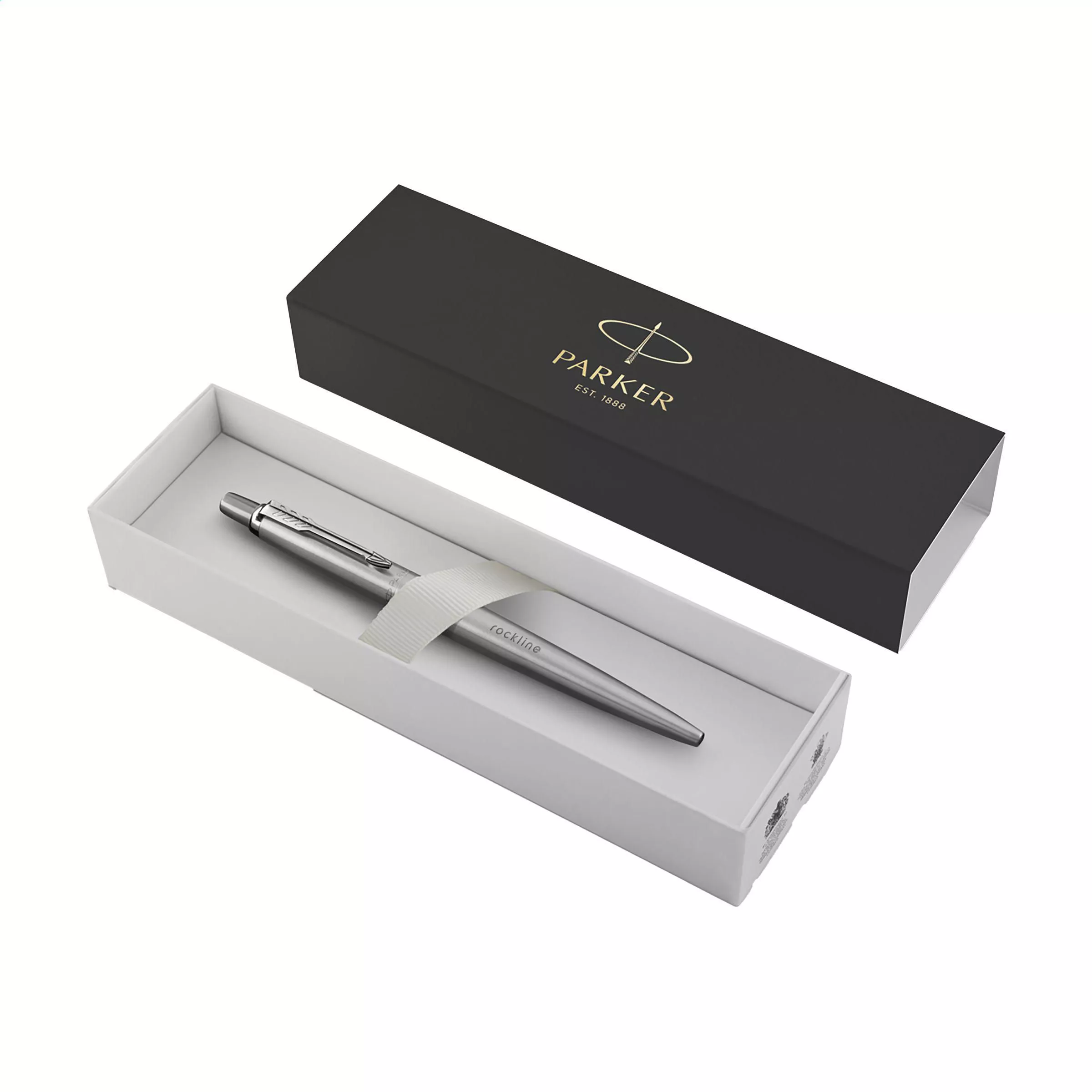 Parker Jotter RVS Balpen - blauwe inkt