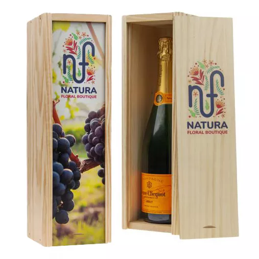 Houten Wijnkist 750 ml