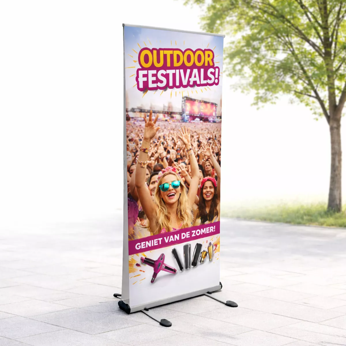 Roll-Up Banner Thunder Outdoor