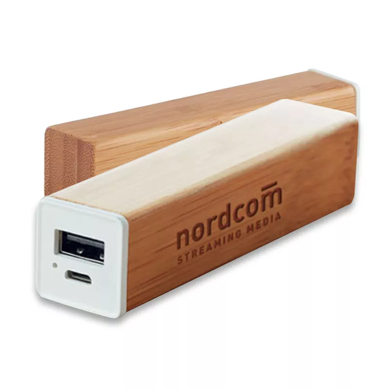 POWERBAM 2200 mAh Bamboe powerbank