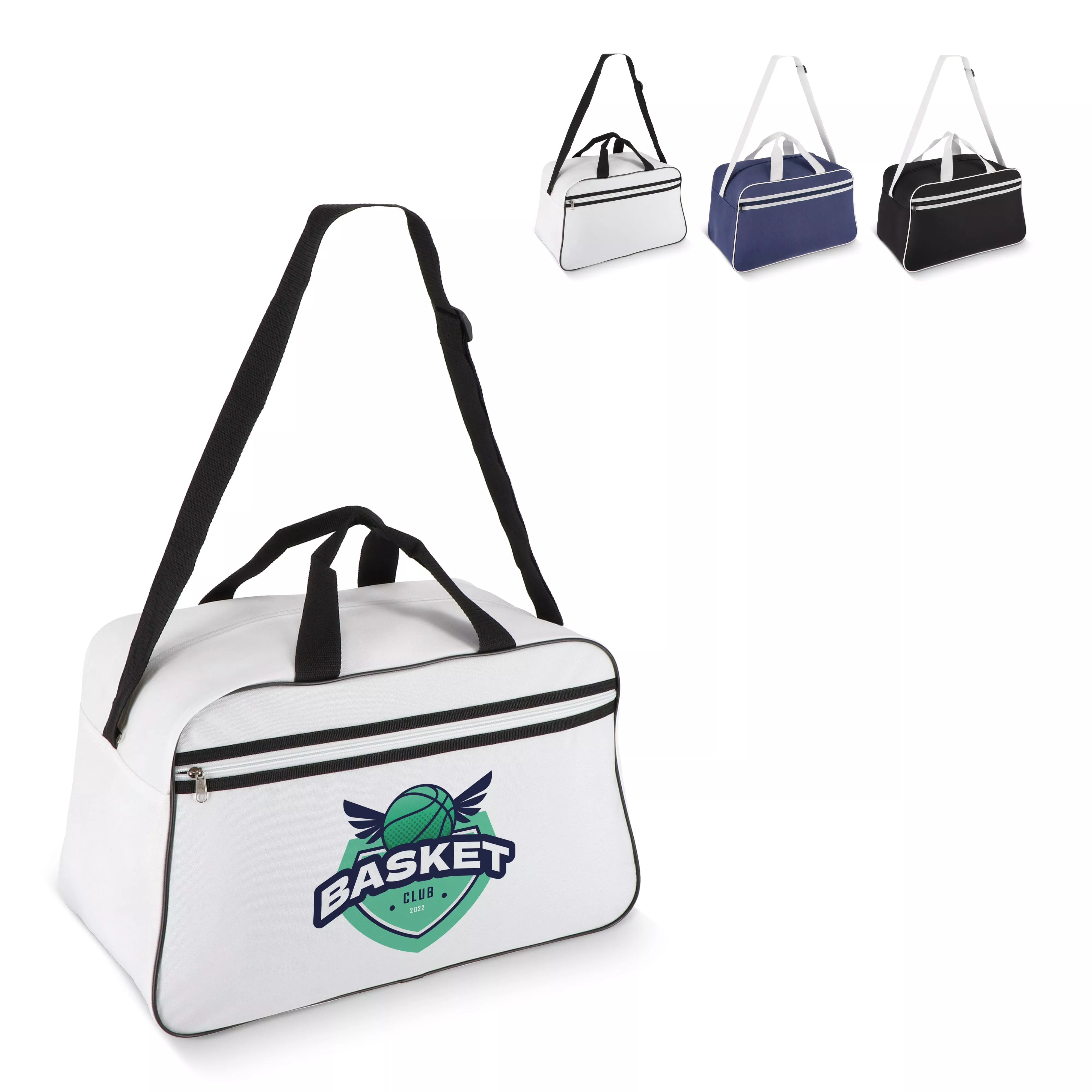 600D gerecycled PET sport- en reistas 48 x 25 x 28 cm 30 L