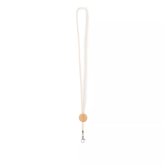 KARA Katoenen lanyard metalen haak