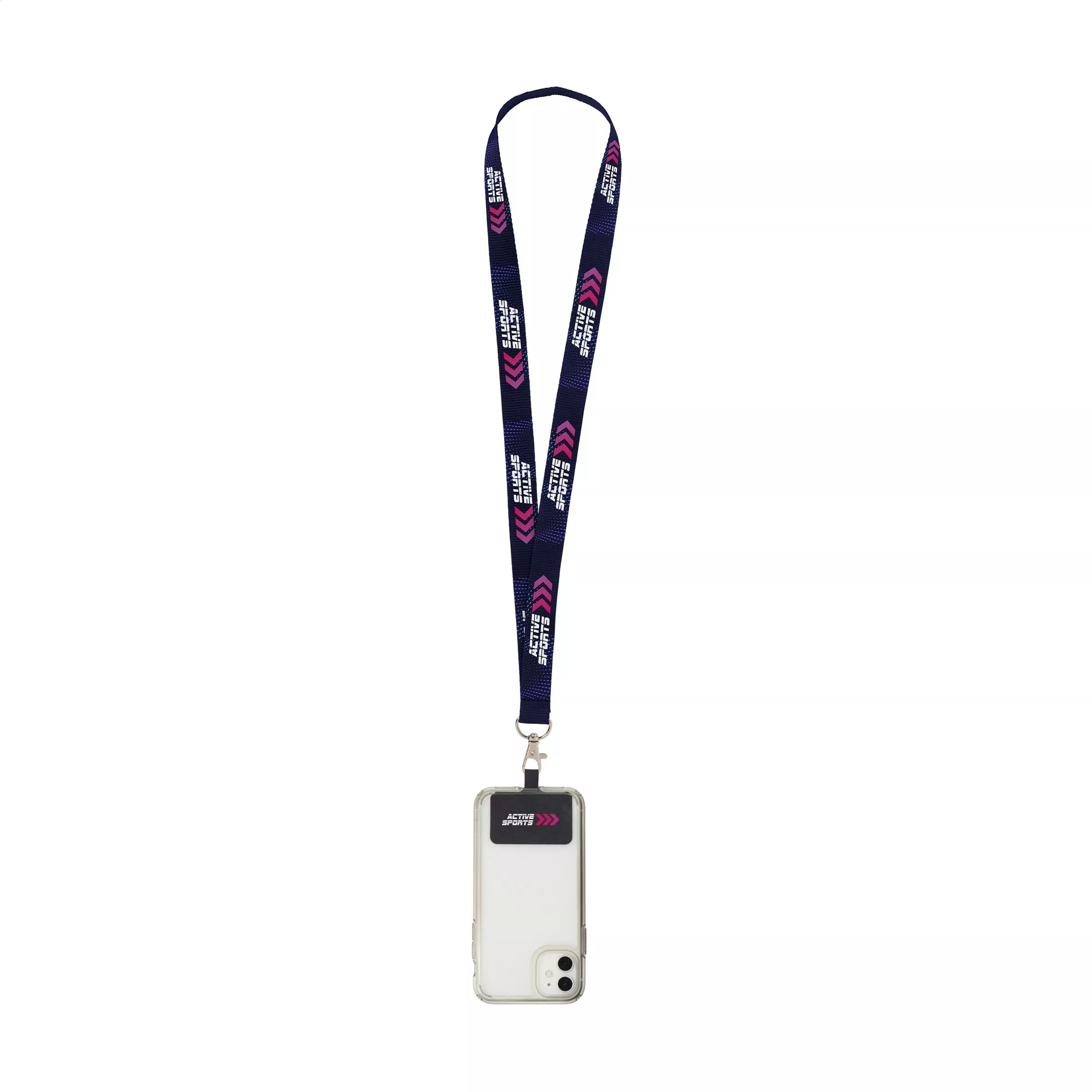 Lanyard Sublimatie RPET 2 cm met Patch keycord