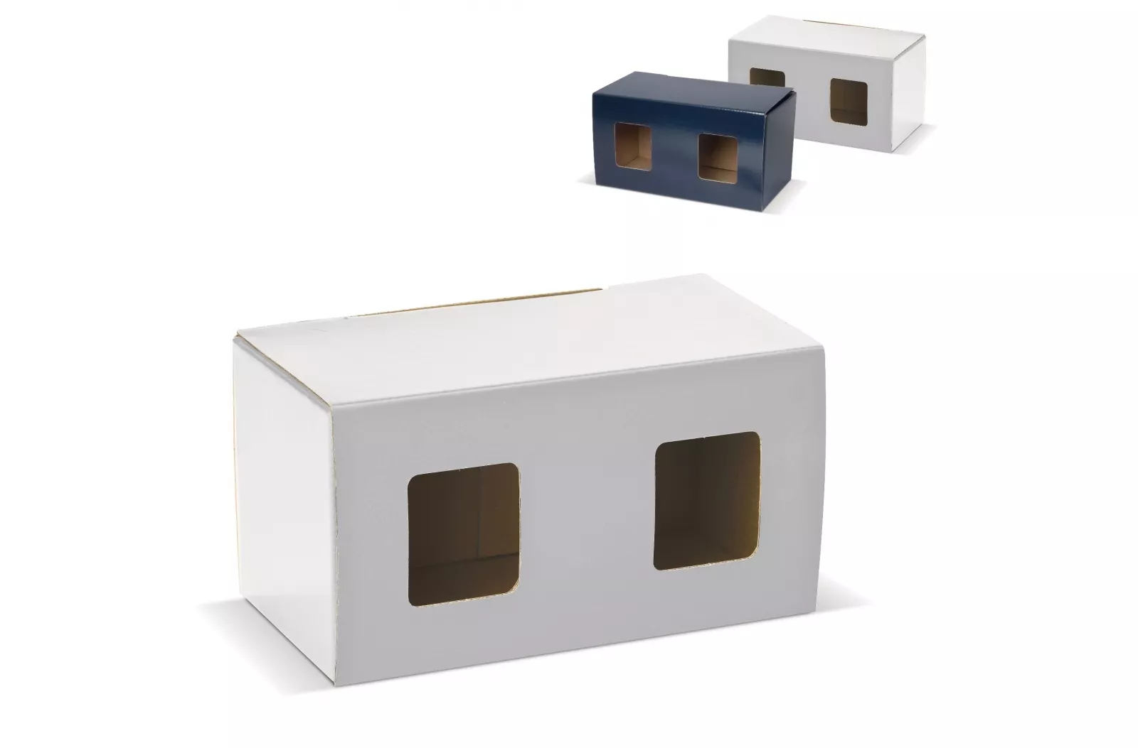 Verpakking voor 2 mokken met venster