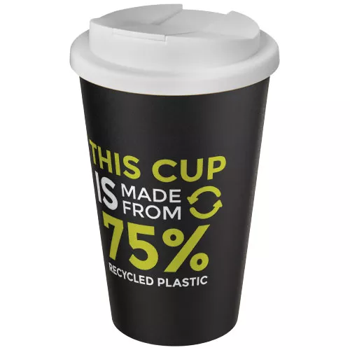 Americano® Eco 350 ml gerecyclede beker met spill-proof deksel