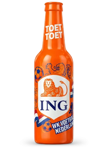 Toeterfles bedrukken