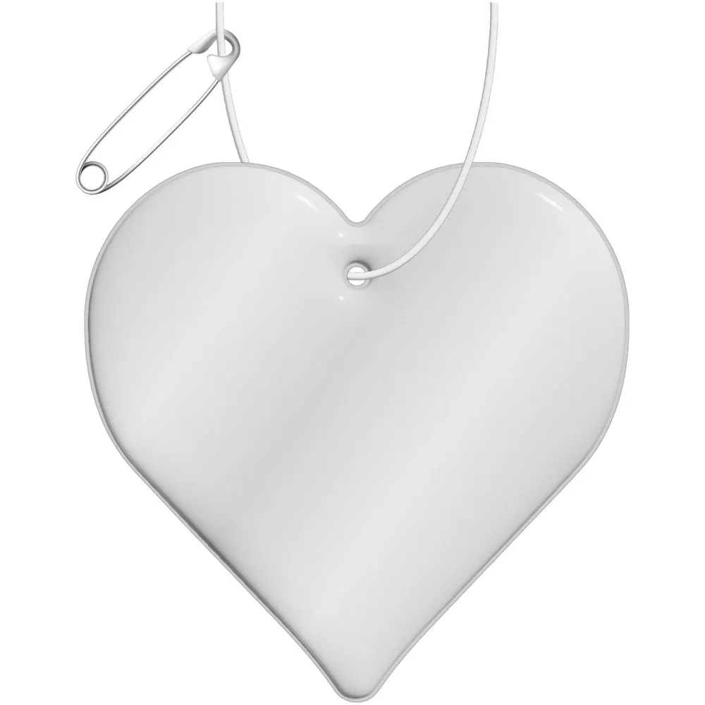 RFX™ H-09 reflecterende pvc hanger met hart