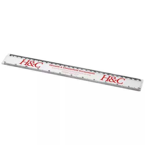 Renzo 30 cm kunststof liniaal