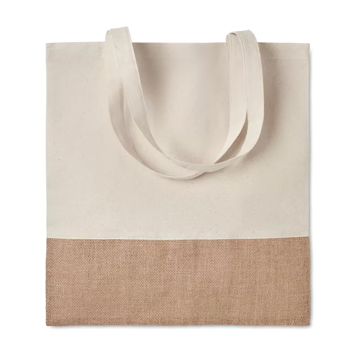INDIA TOTE Boodschappentas met jute