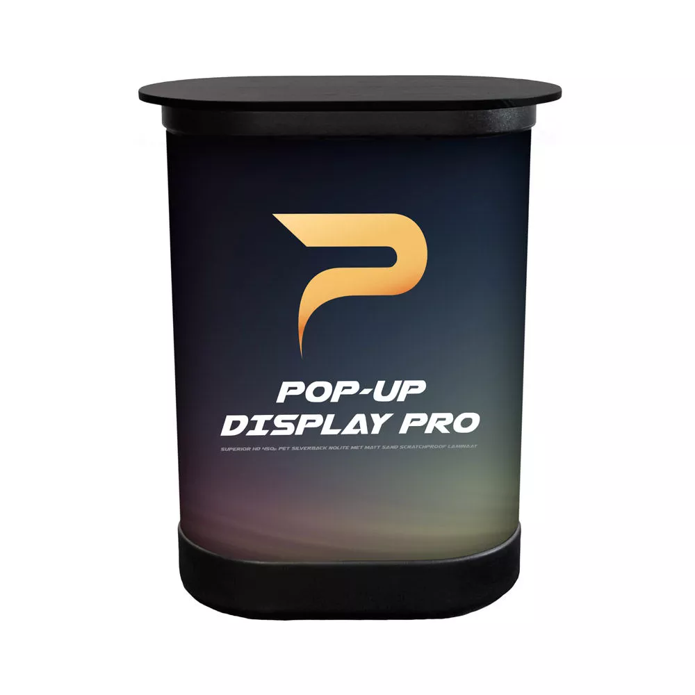 Hardcase trolley met balieprint & topblad