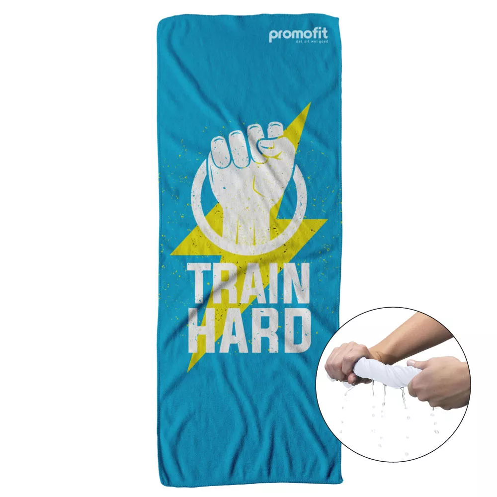 Lichtgewicht Koelhanddoek Microvezel Full colour