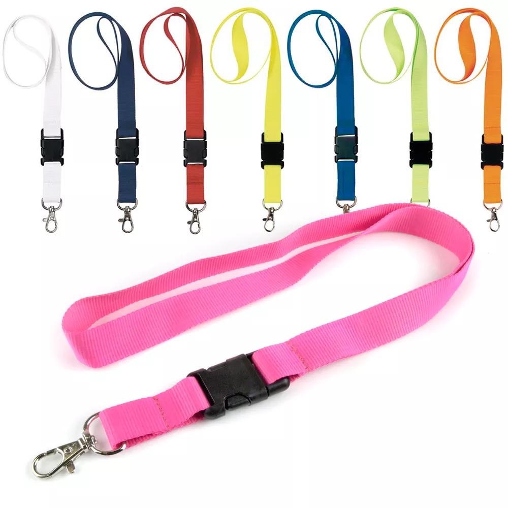 Onbedrukte Polyester Keycord uit voorraad