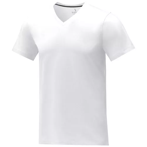 Somoto Heren T-shirt met V-hals en korte mouwen