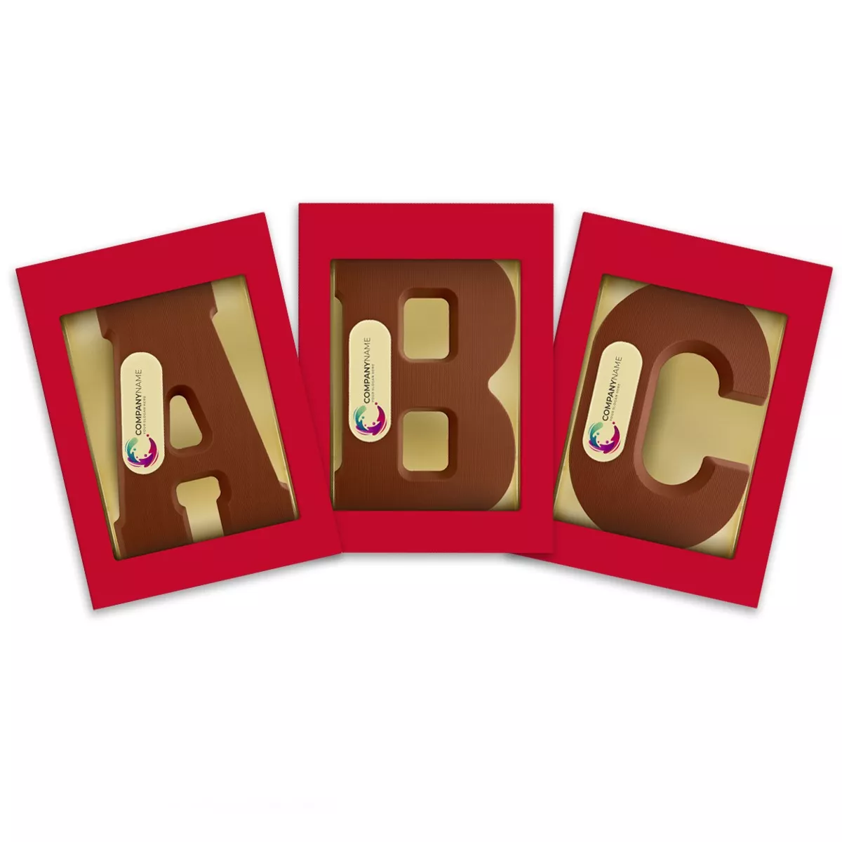 Chocolade letter bedrukken - Melk - A t/m Z