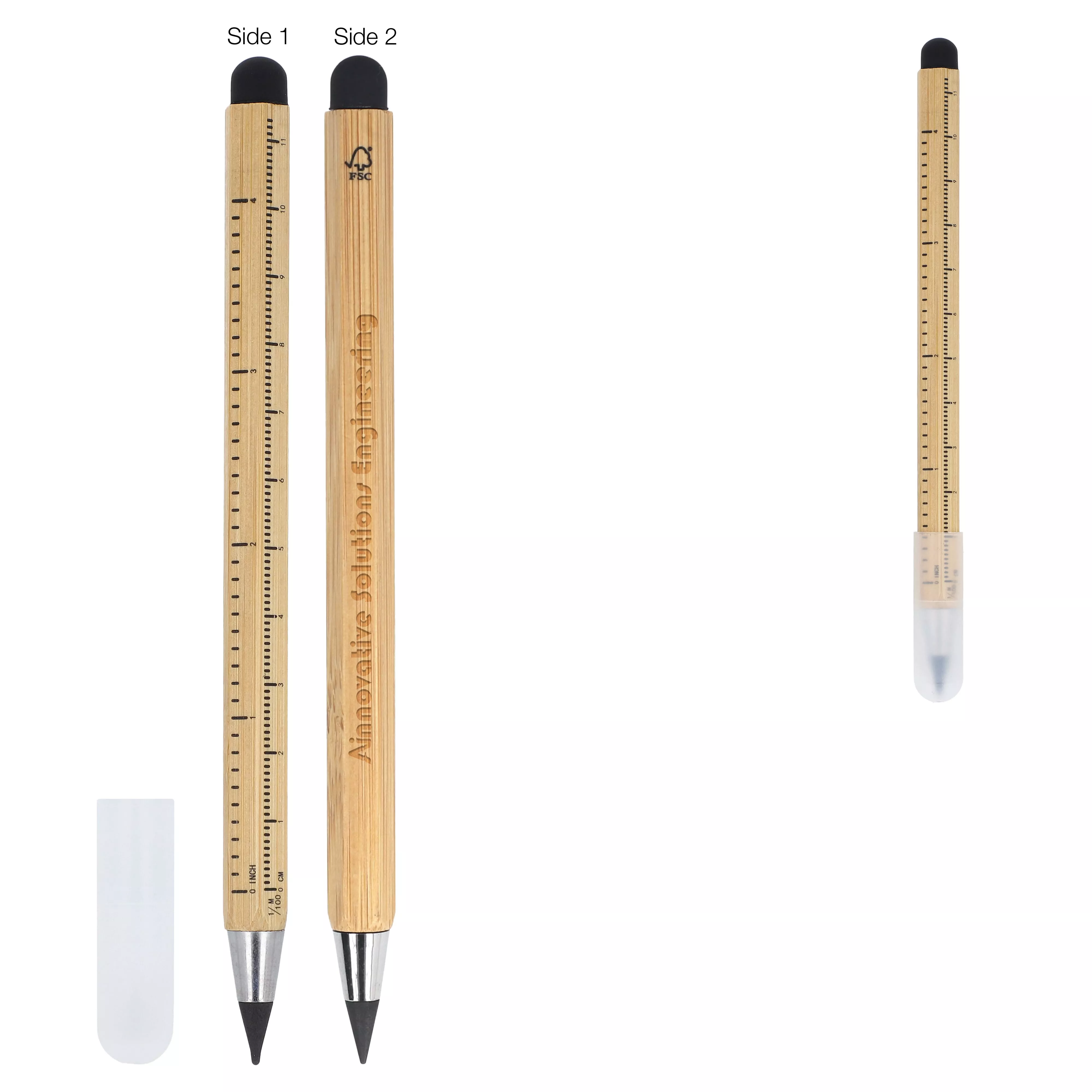 Duurzaam langlevende potlood & liniaal bamboe