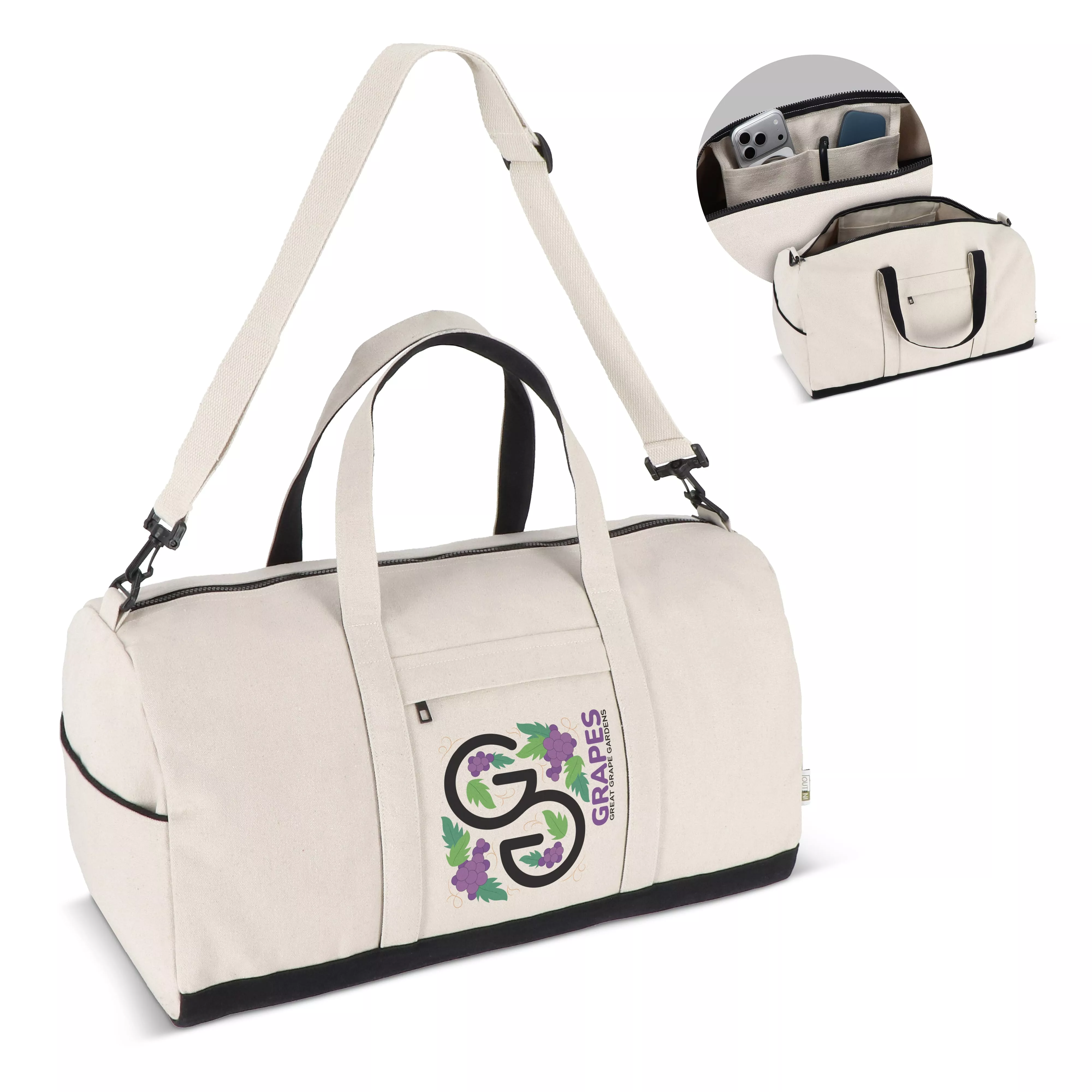 InSideOut Reuuz Canvas Travel/Sport tas  28 x 56 x 28 cm