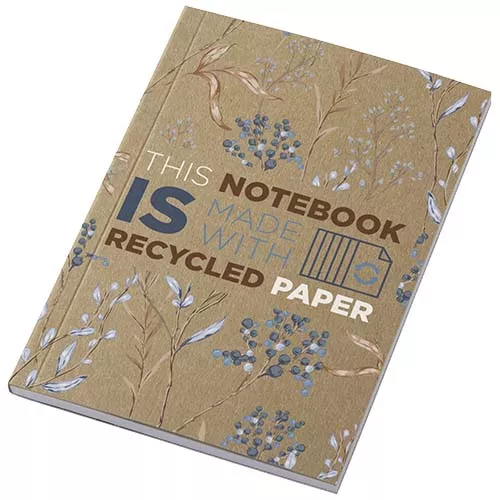 Novella Austen A6 gerecycled notitieboek met zachte cover, 50 vellen