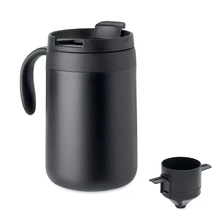 CAFETITO Dubbelwandige mok koffiefilter