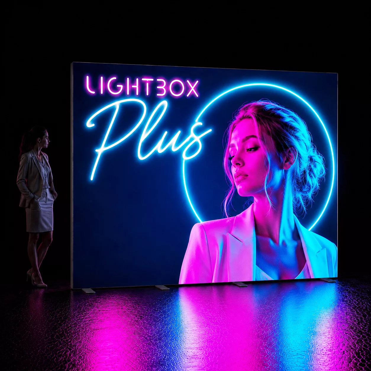 Lightbox LED Beurswand PLUS