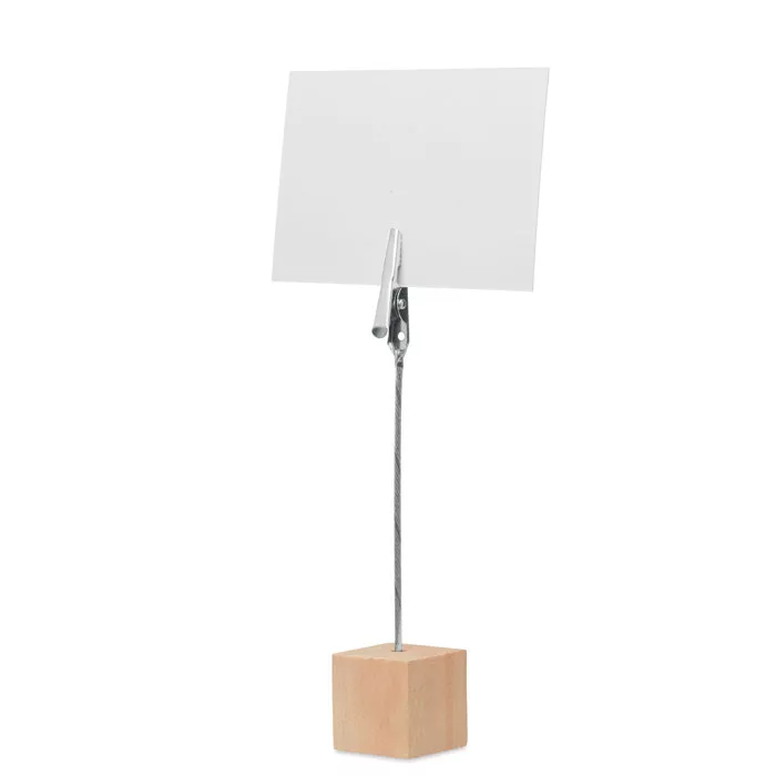 HELLO CLIP Houten memohouder