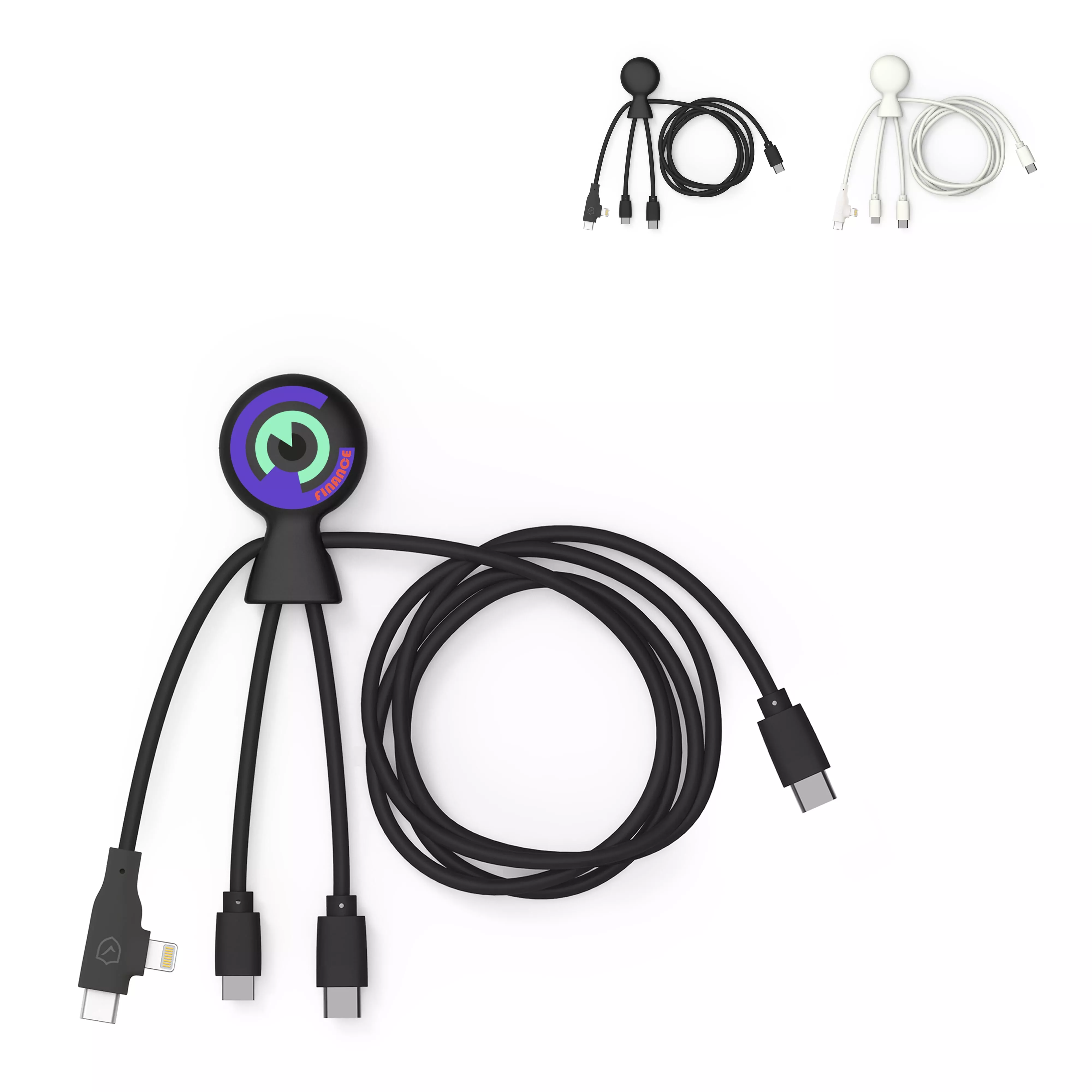 Xoopar Mr. Bio Long Multi Kabel USB-C 1 Meter