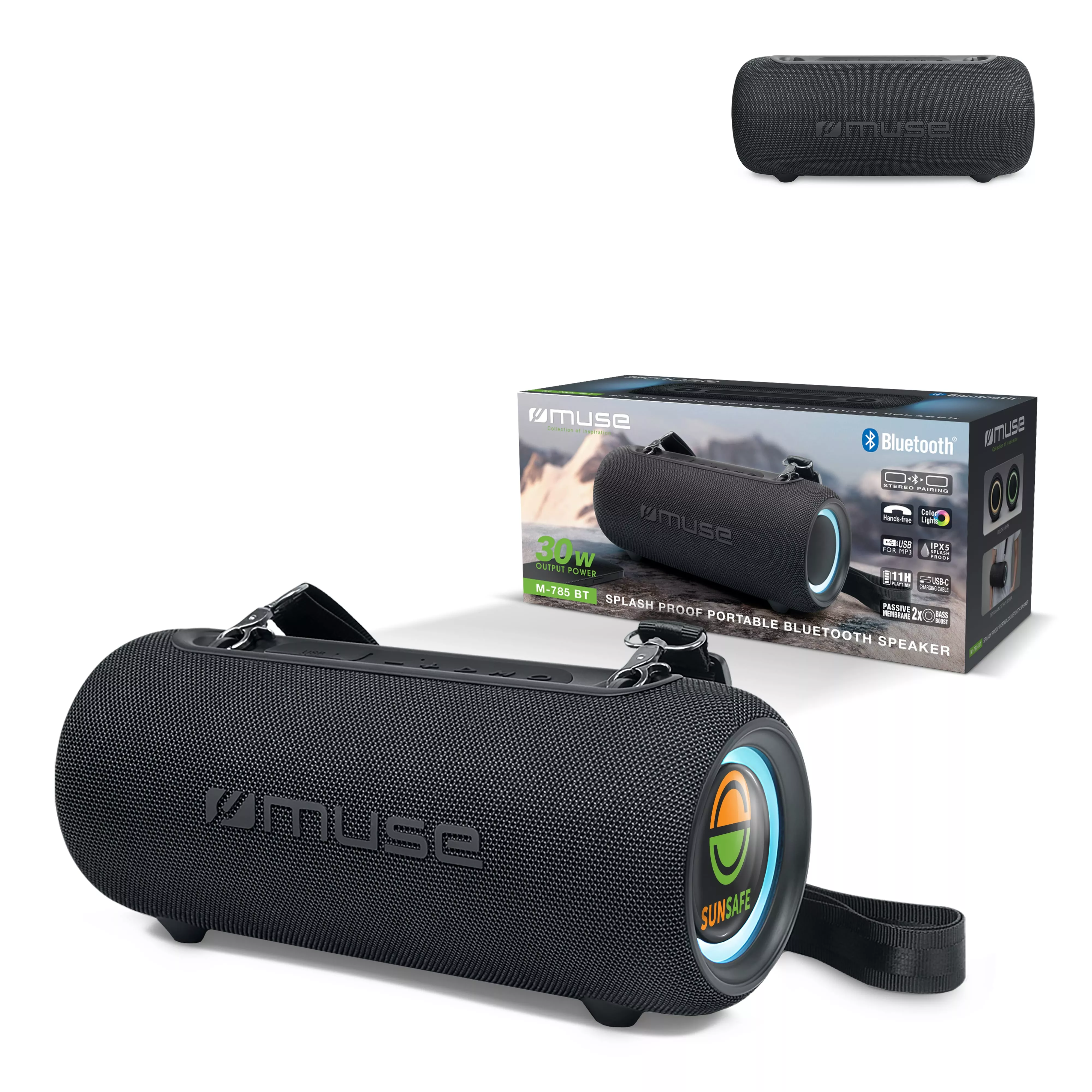 M-785 BT | Muse Bluetooth Waterbestendige Speaker 30W
